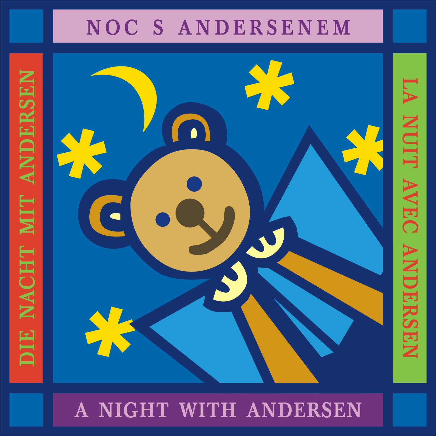 Logo Noc s Andersenem. 